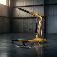 2,000 Lb. Capacity Engine Hoist with Telescopic Legs — Studio Shot