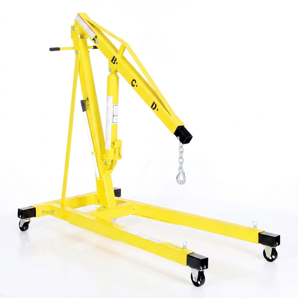 2,000 Lb. Capacity Engine Hoist with Telescopic Legs — Studio Shot