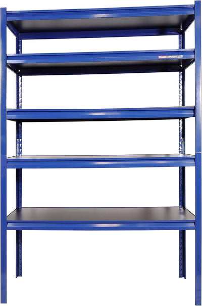 Garage Storage Shelves - Heavy Duty 5-Tier Adjustable Metal Wire Shelving Units with 4000 Lbs Total Capacity for Garage Basement Racking Organization - 72" H X 48" W X 18" D