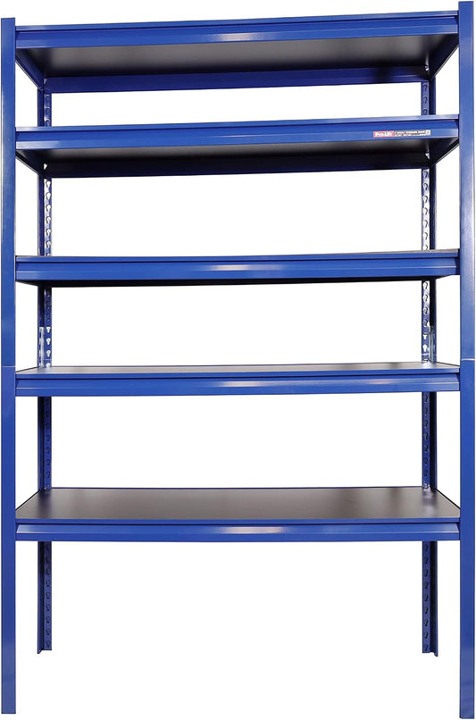 Garage Storage Shelves - Heavy Duty 5-Tier Adjustable Metal Wire Shelving Units with 4000 Lbs Total Capacity for Garage Basement Racking Organization - 72" H X 48" W X 18" D