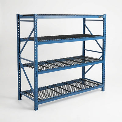 Heavy Duty Storage Shelves Built for Garage Organization, 8000 Lbs Capacity, 4-Tier Adjustable Metal Wire