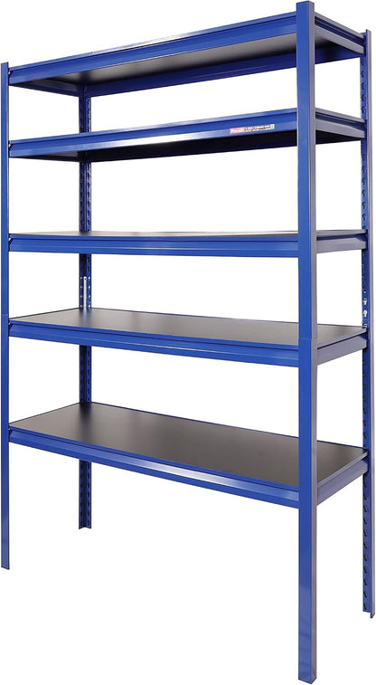 Garage Storage Shelves - Heavy Duty 5-Tier Adjustable Metal Wire Shelving Units with 4000 Lbs Total Capacity for Garage Basement Racking Organization - 72" H X 48" W X 18" D