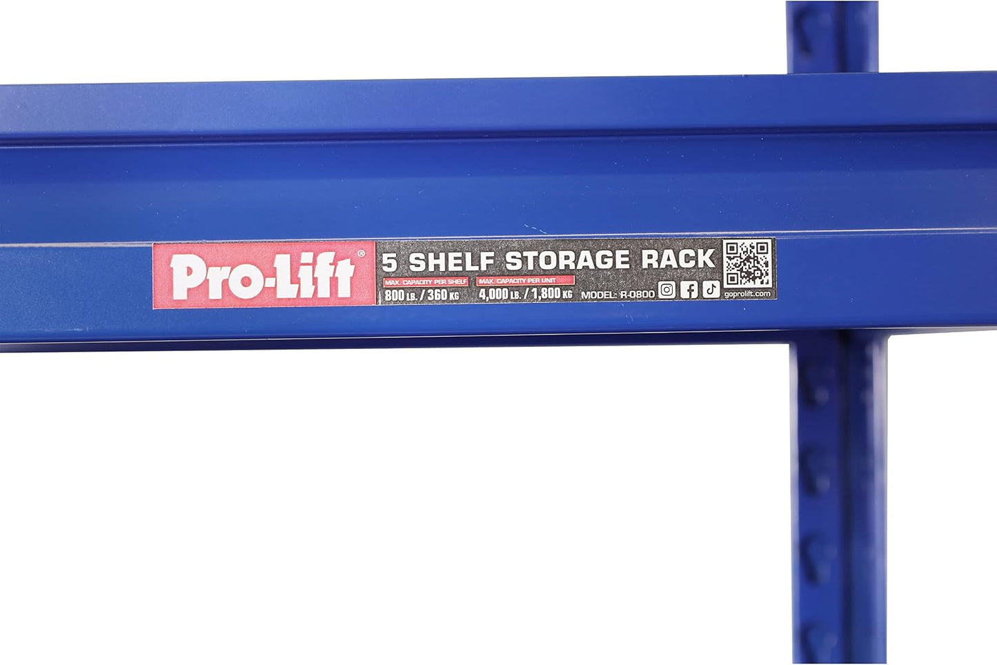 Garage Storage Shelves - Heavy Duty 5-Tier Adjustable Metal Wire Shelving Units with 4000 Lbs Total Capacity for Garage Basement Racking Organization - 72" H X 48" W X 18" D